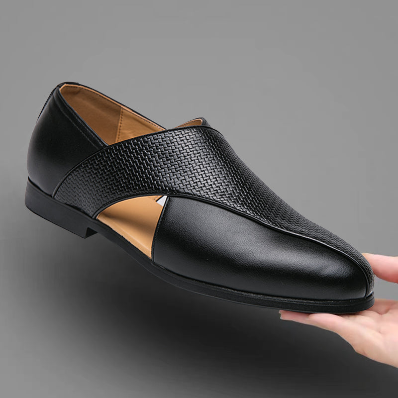 Mocasines de cuero de estilo vintage