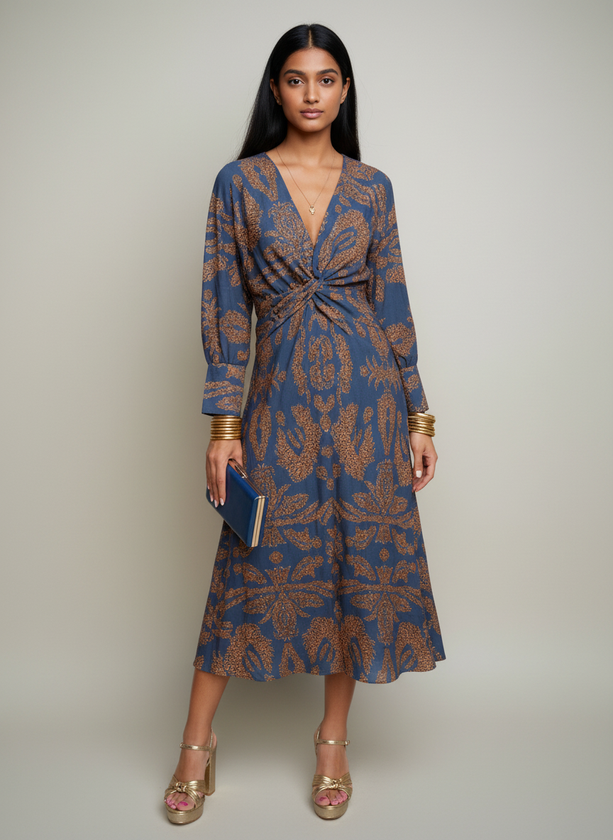 Celia™ – Vestido Recto Estampado