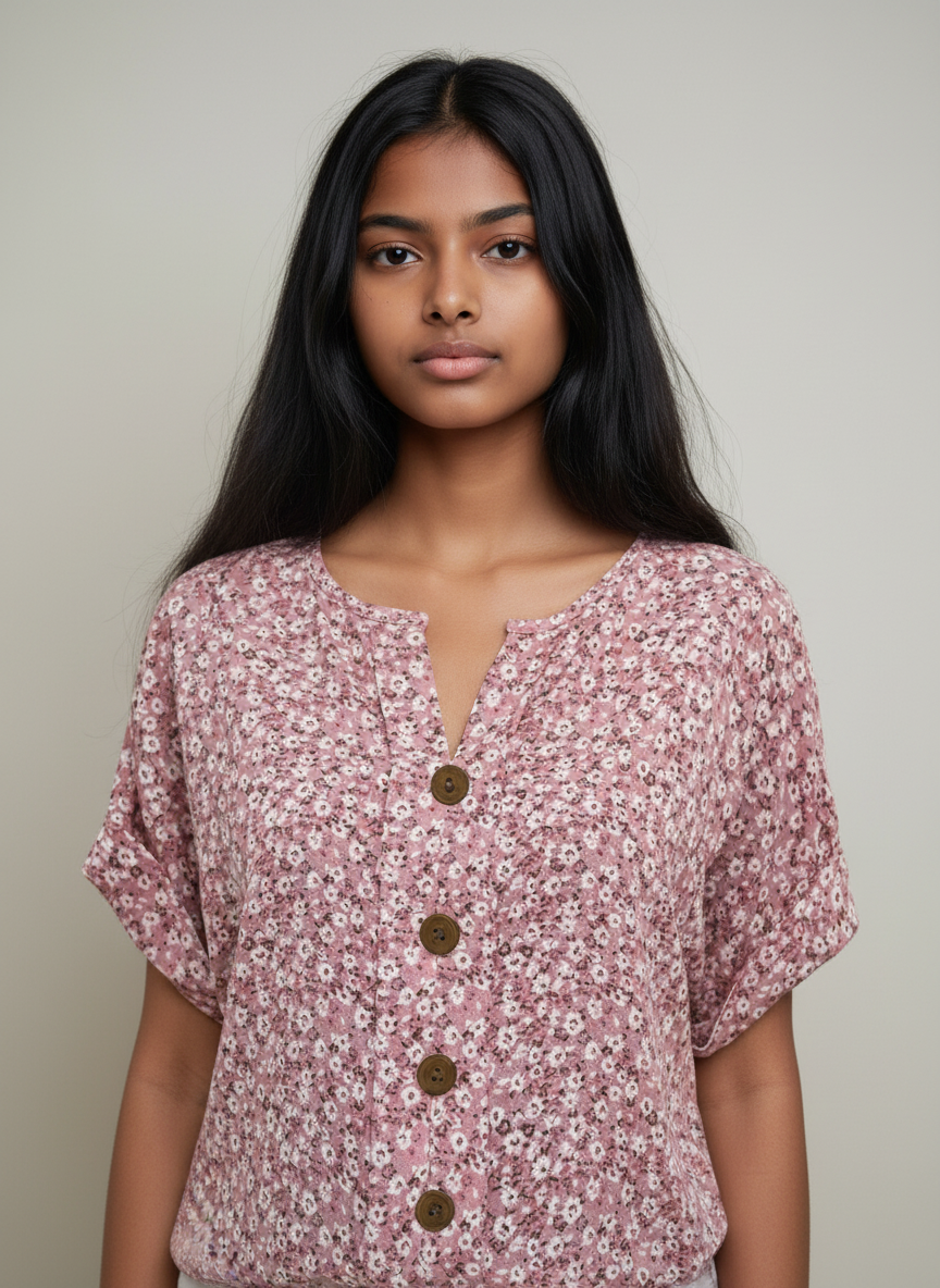 Inés™ – Camisa Floral Ligera