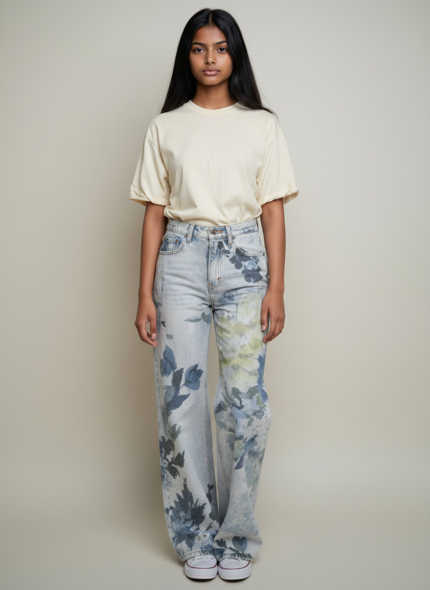 Mina™ – Denim Lavado Boho