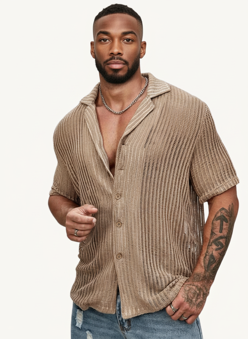 Leo™ – Camisa Texturizada