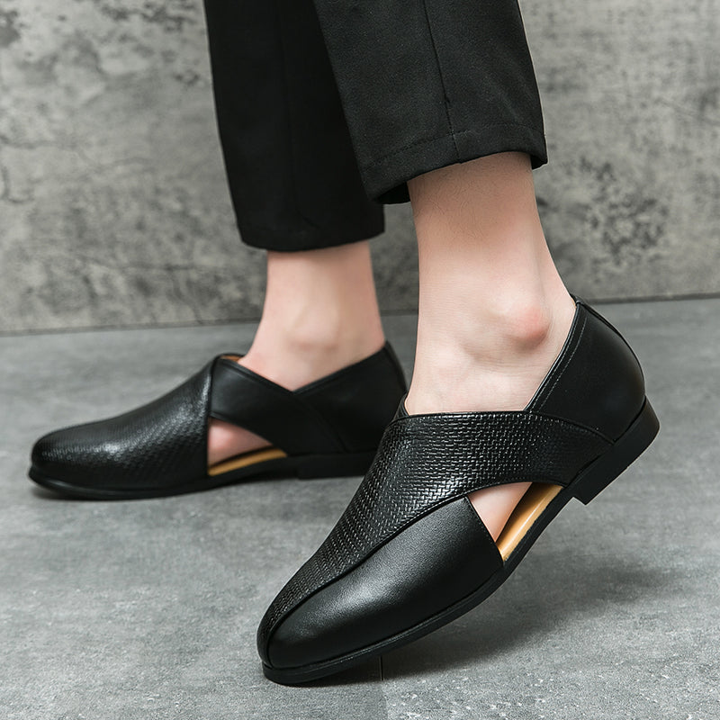 Mocasines de cuero de estilo vintage