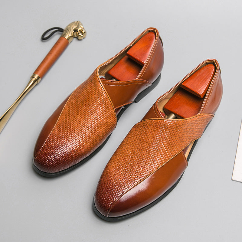 Mocasines de cuero de estilo vintage
