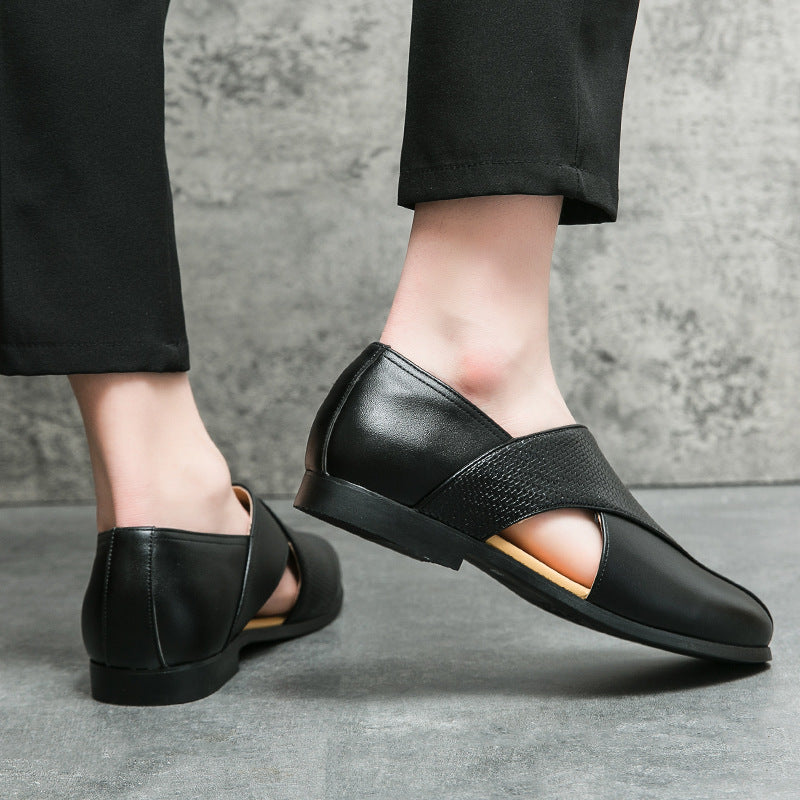 Mocasines de cuero de estilo vintage