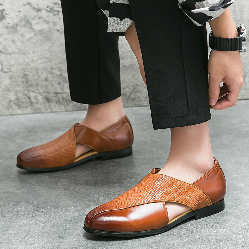 Mocasines de cuero de estilo vintage