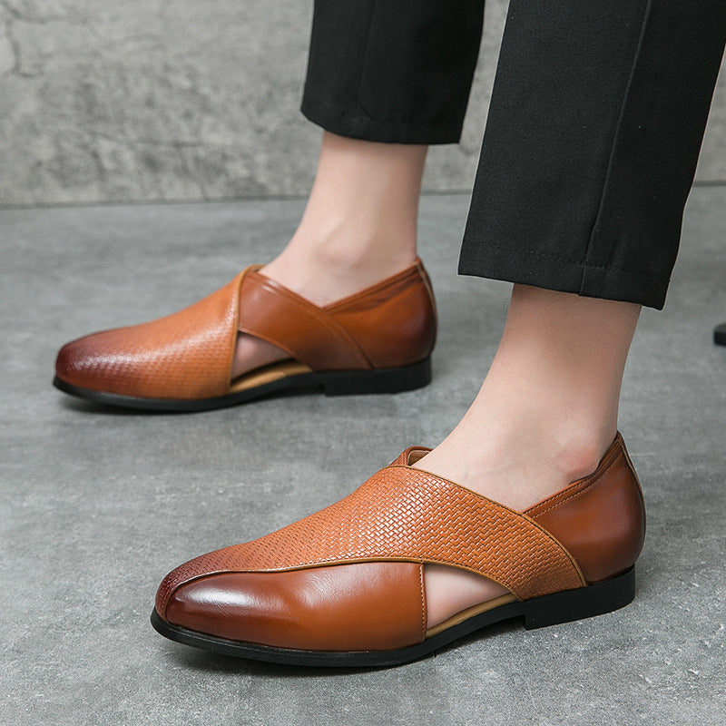 Mocasines de cuero de estilo vintage