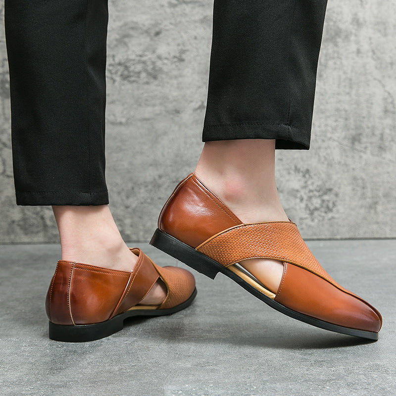 Mocasines de cuero de estilo vintage