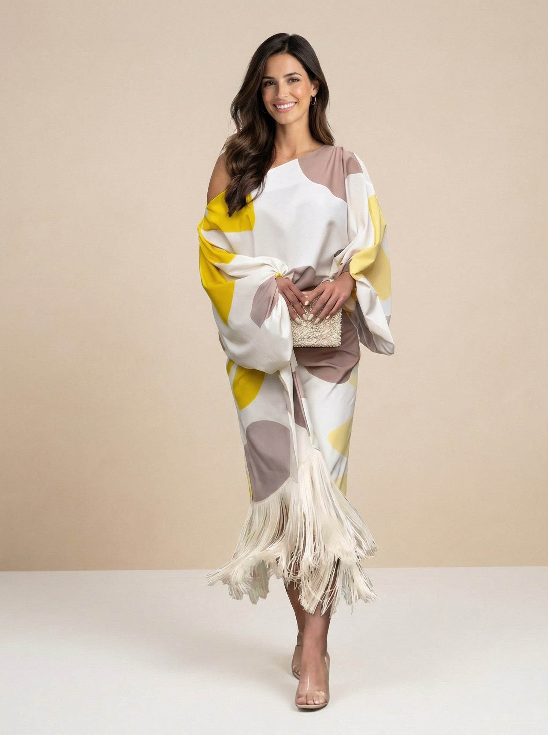 Mara™ – Vestido Flecos Fluido