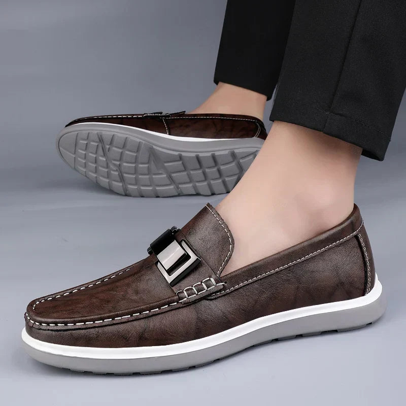 Mocasines de cuero de lujo