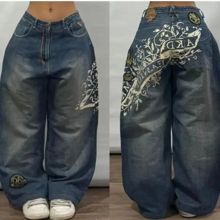 Daniela™ – Vaquero Bordado Wide