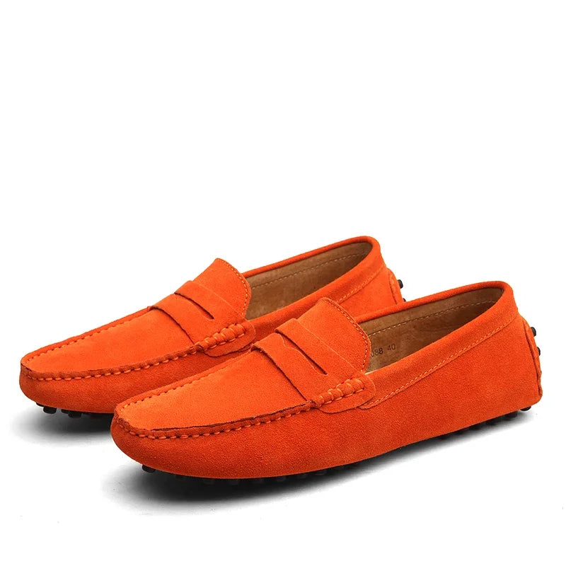 Mocasines informales de ante