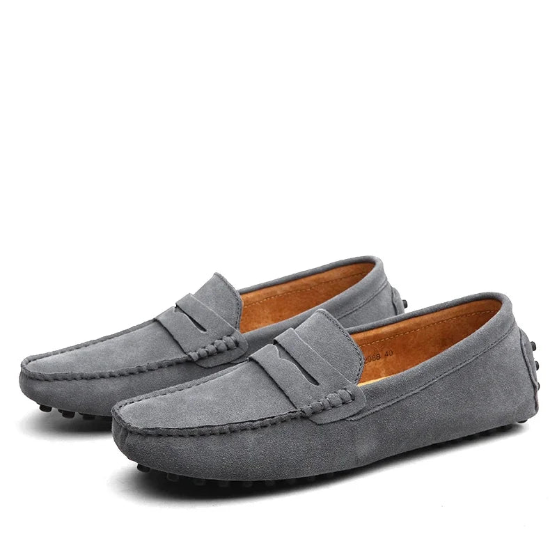 Mocasines informales de ante