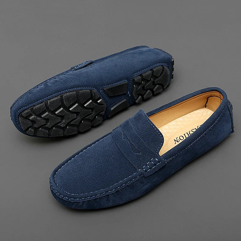Mocasines tipo «boat» de ante