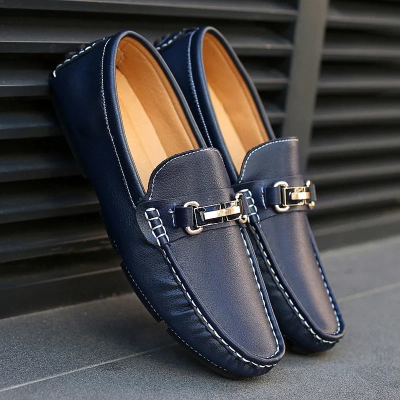 Mocasines de cuero auténtico