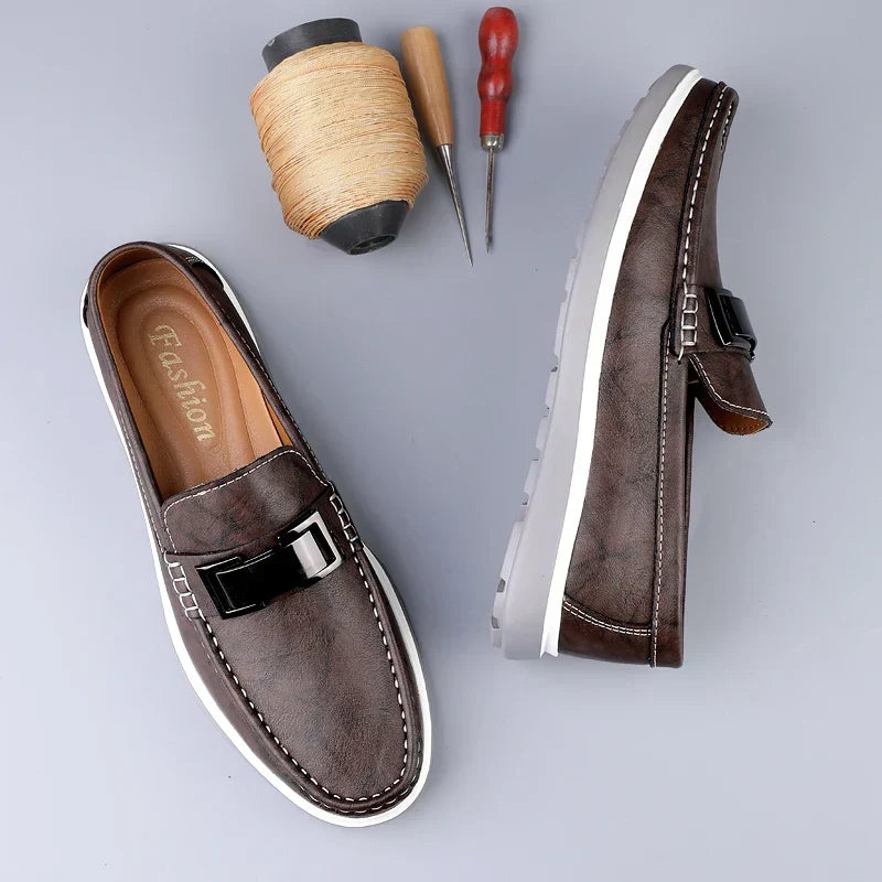 Mocasines de cuero de lujo
