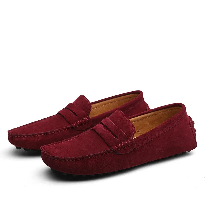 Mocasines informales de ante