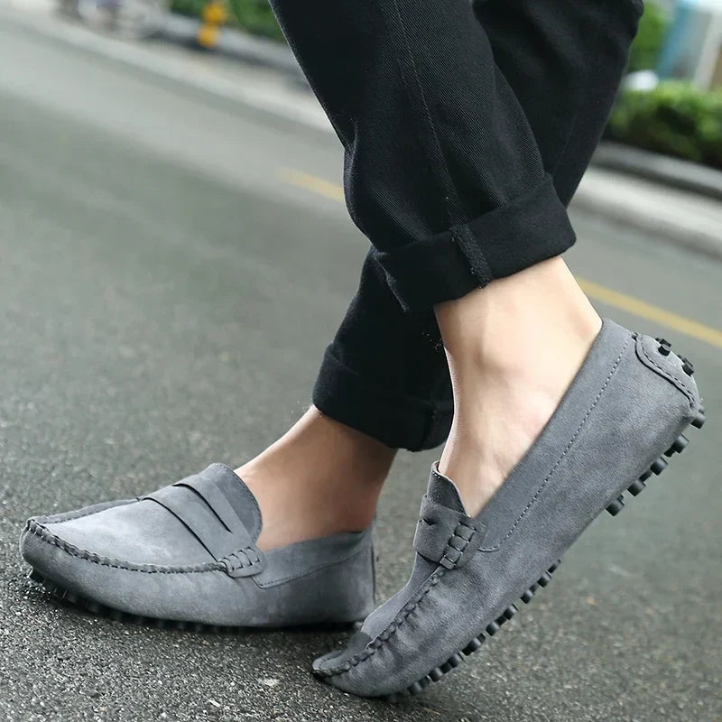 Mocasines informales de ante