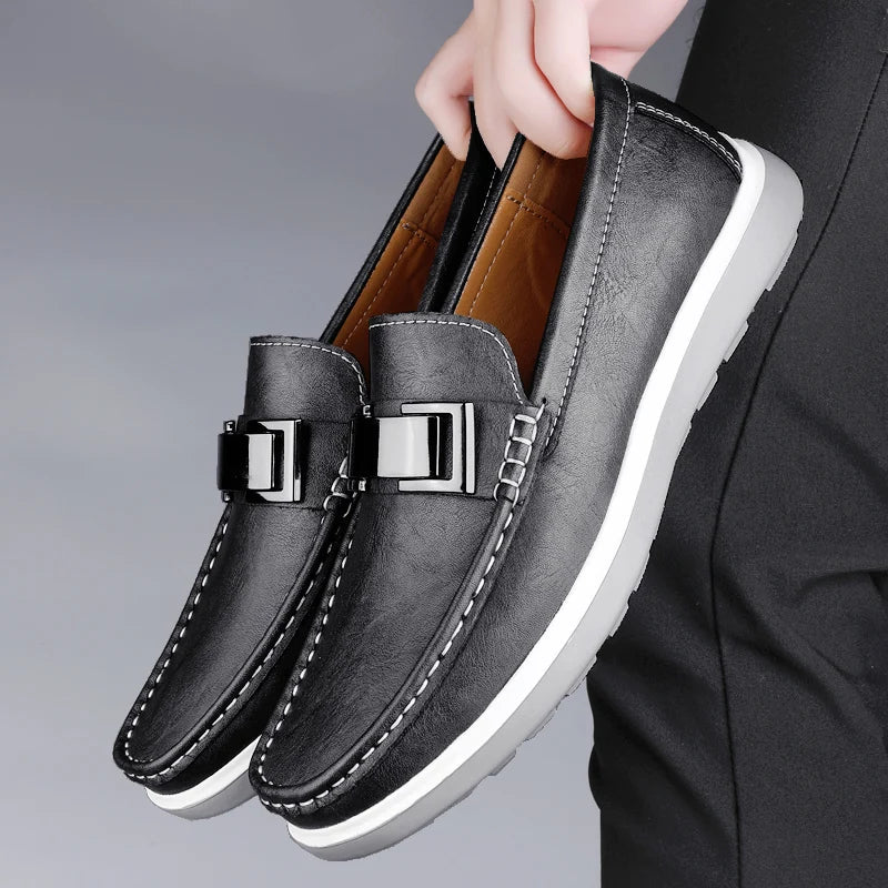 Mocasines de cuero de lujo
