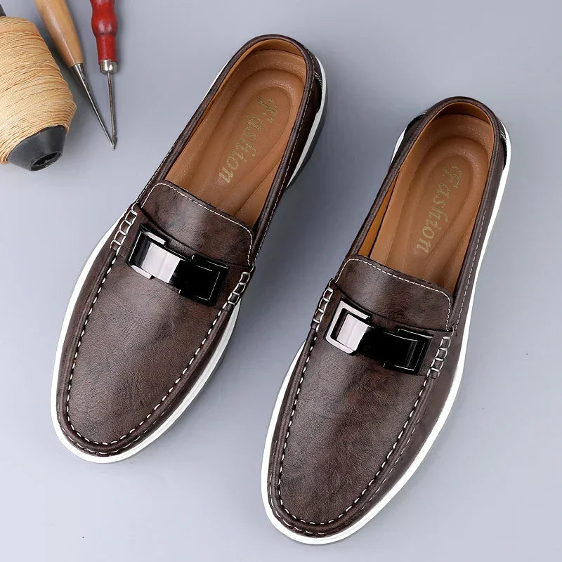 Mocasines de cuero de lujo