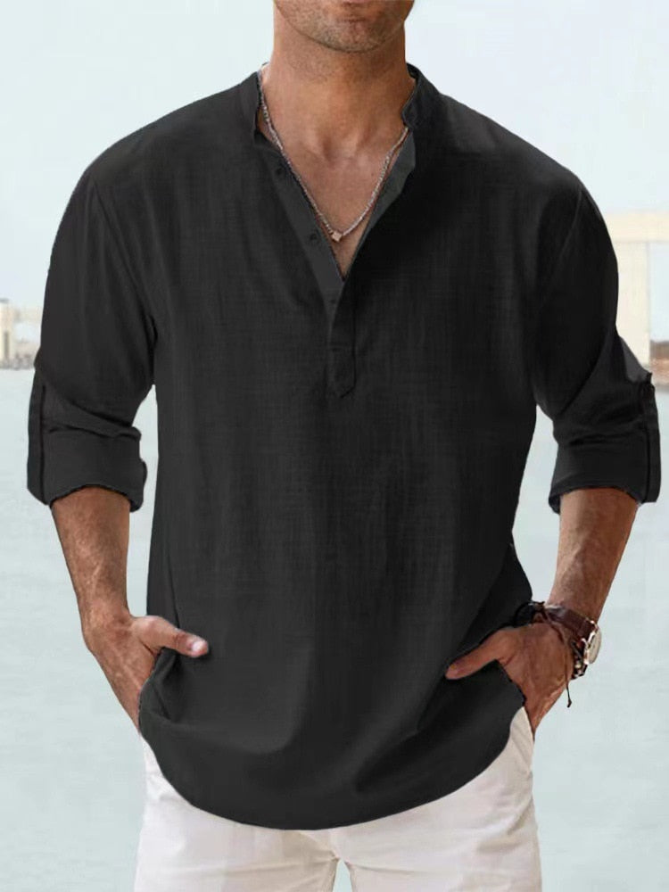Elian™ – Camisa Lino Resort