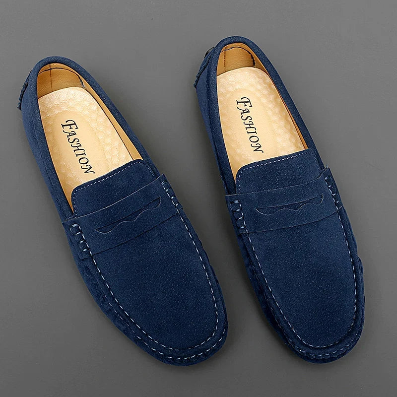 Mocasines tipo «boat» de ante