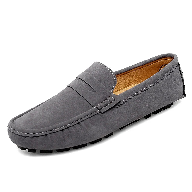 Mocasines tipo «boat» de ante