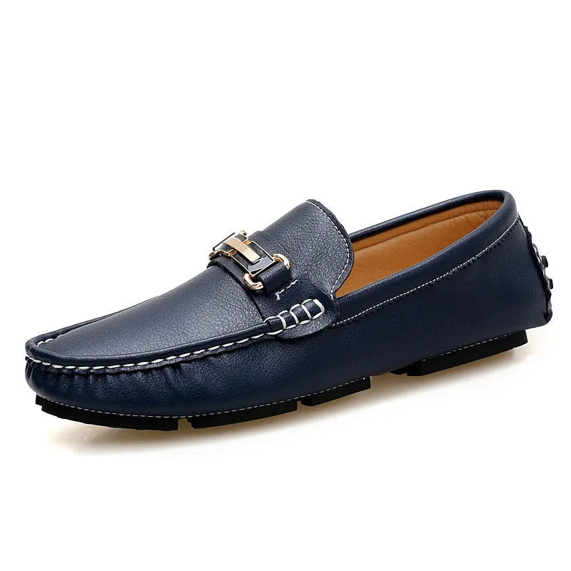 Mocasines de cuero auténtico