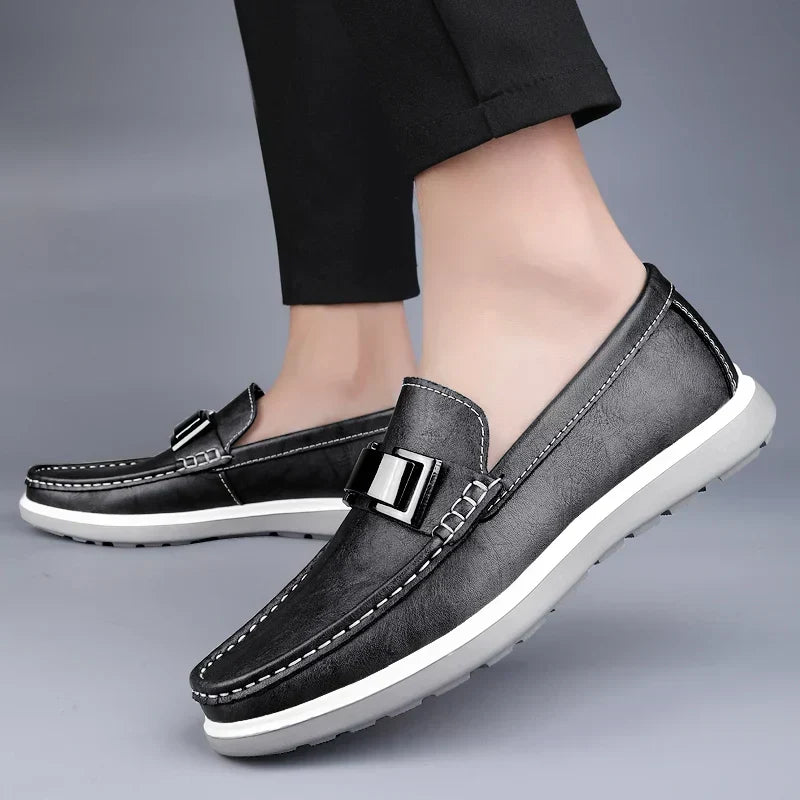 Mocasines de cuero de lujo