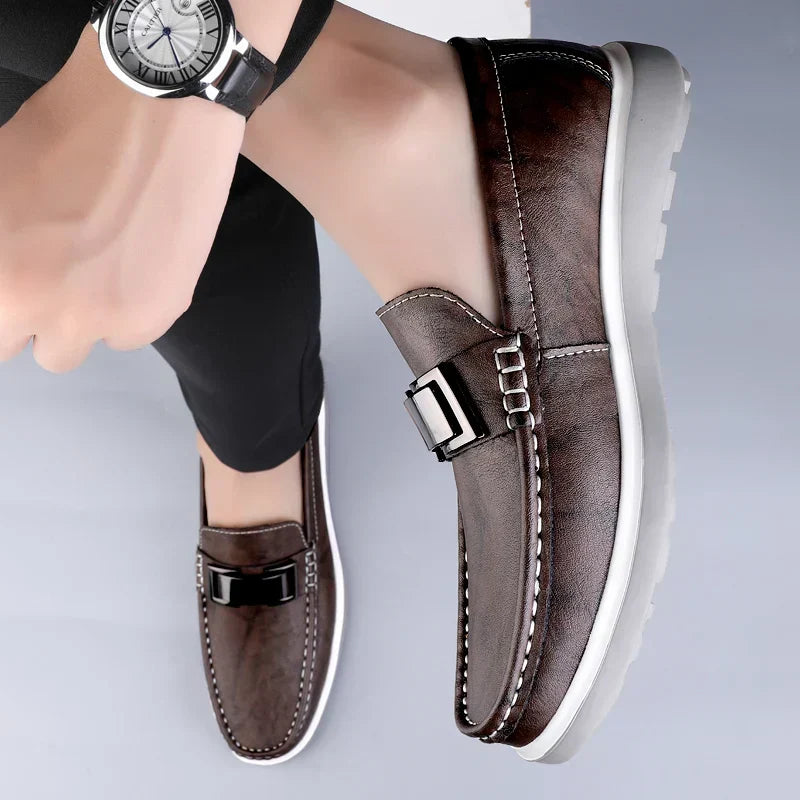 Mocasines de cuero de lujo
