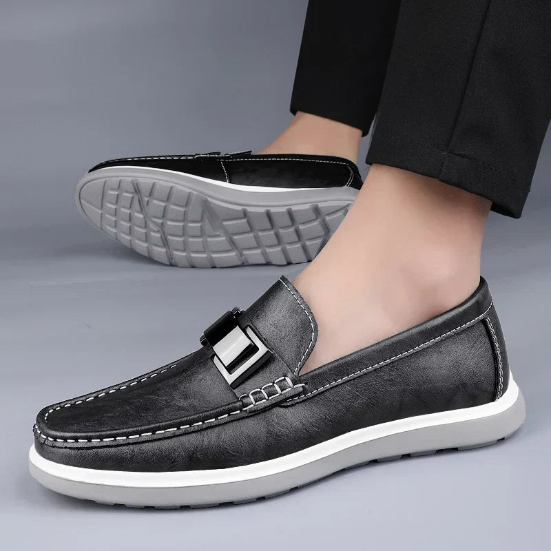 Mocasines de cuero de lujo