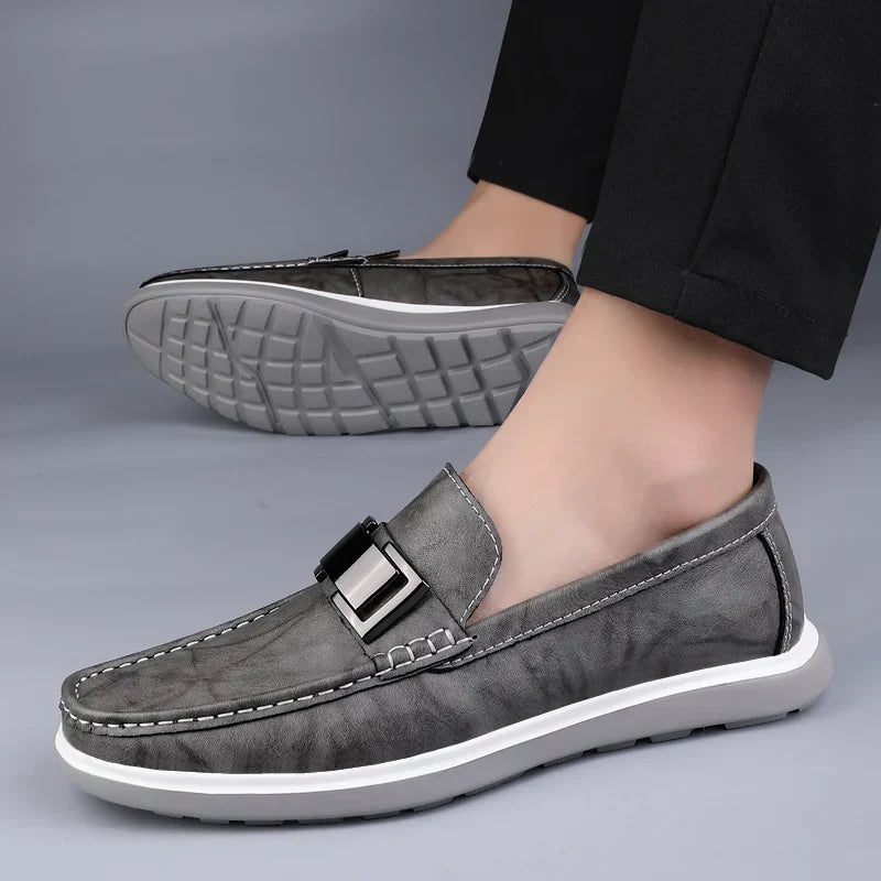 Mocasines de cuero de lujo