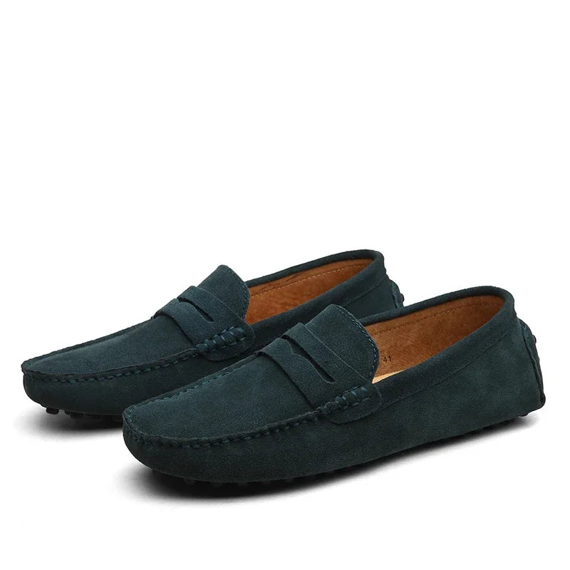 Mocasines informales de ante
