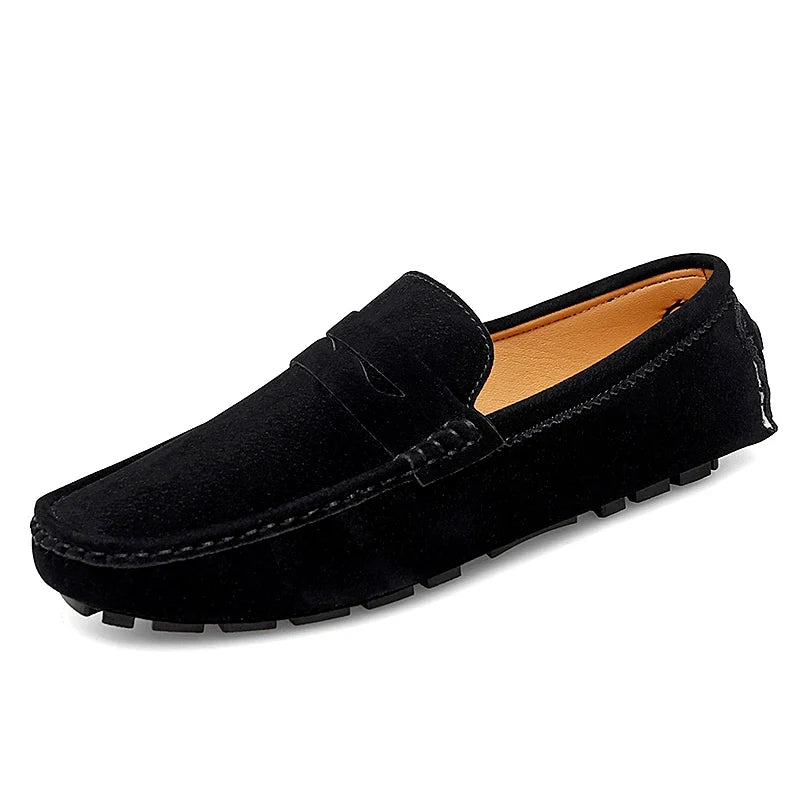 Mocasines tipo «boat» de ante