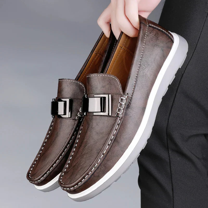 Mocasines de cuero de lujo