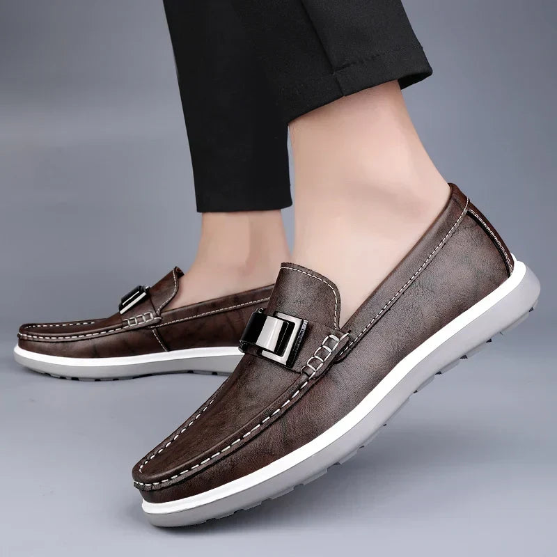 Mocasines de cuero de lujo