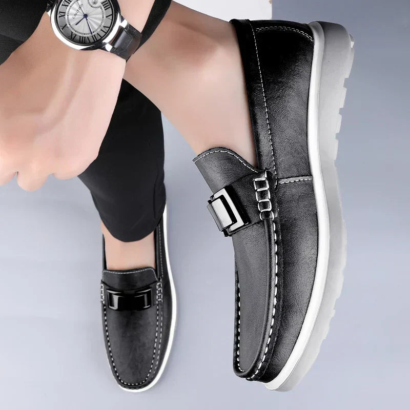 Mocasines de cuero de lujo