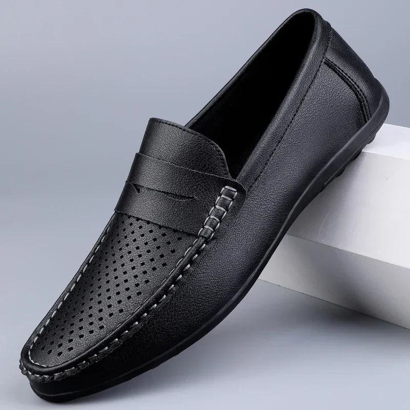 Mocasines clásicos de piel italiana