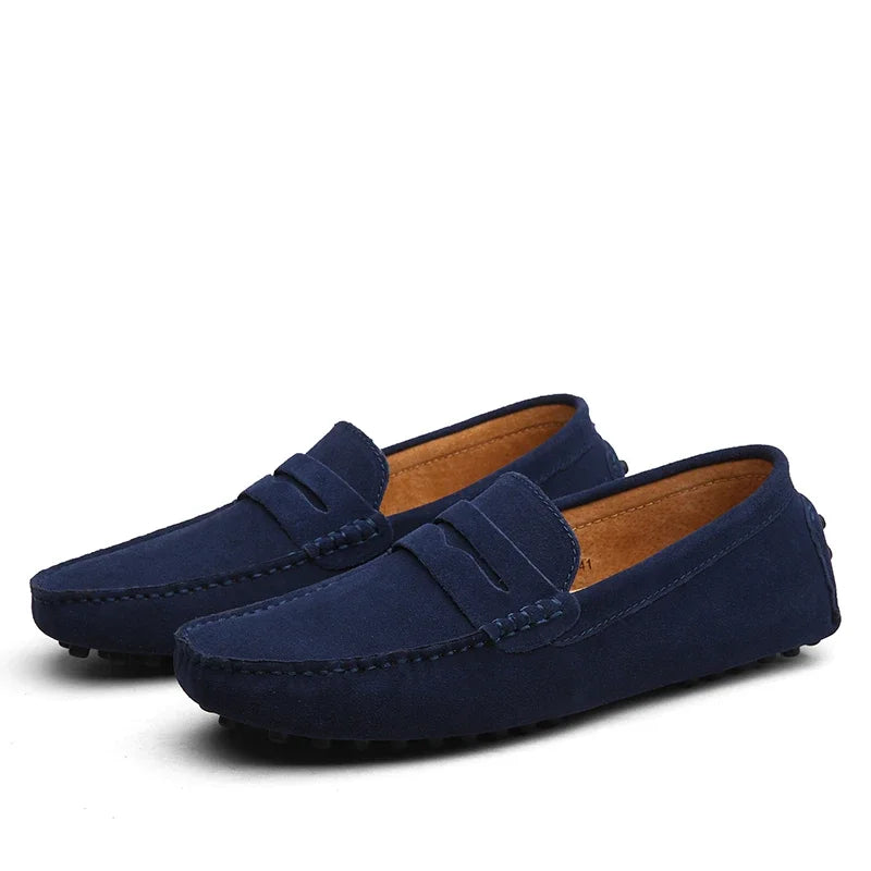 Mocasines informales de ante