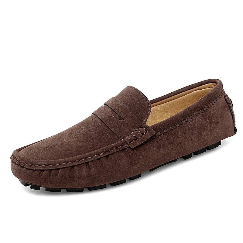Mocasines tipo «boat» de ante