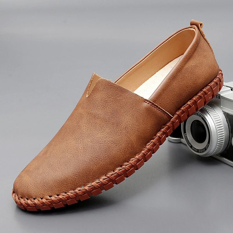 Mocasines de piel Santorini