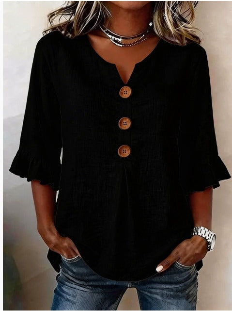 Elara™ – Blusa Volante