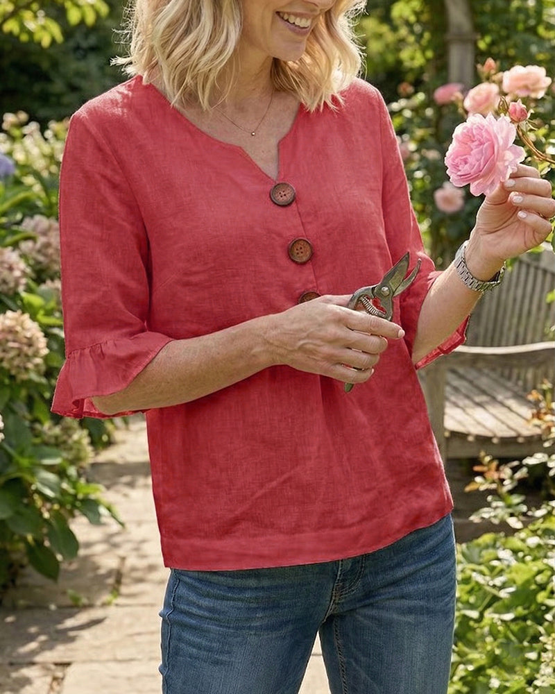 Elara™ – Blusa Volante