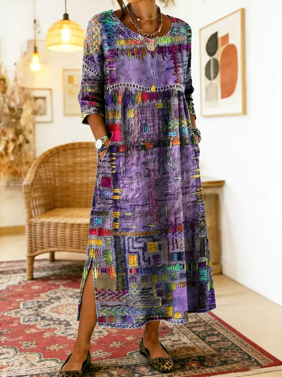 Zaira™ – Vestido Boho Estampado