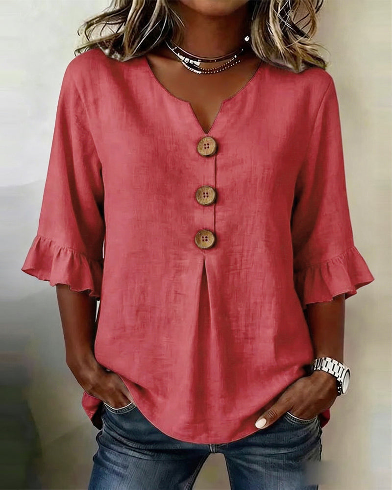 Elara™ – Blusa Volante