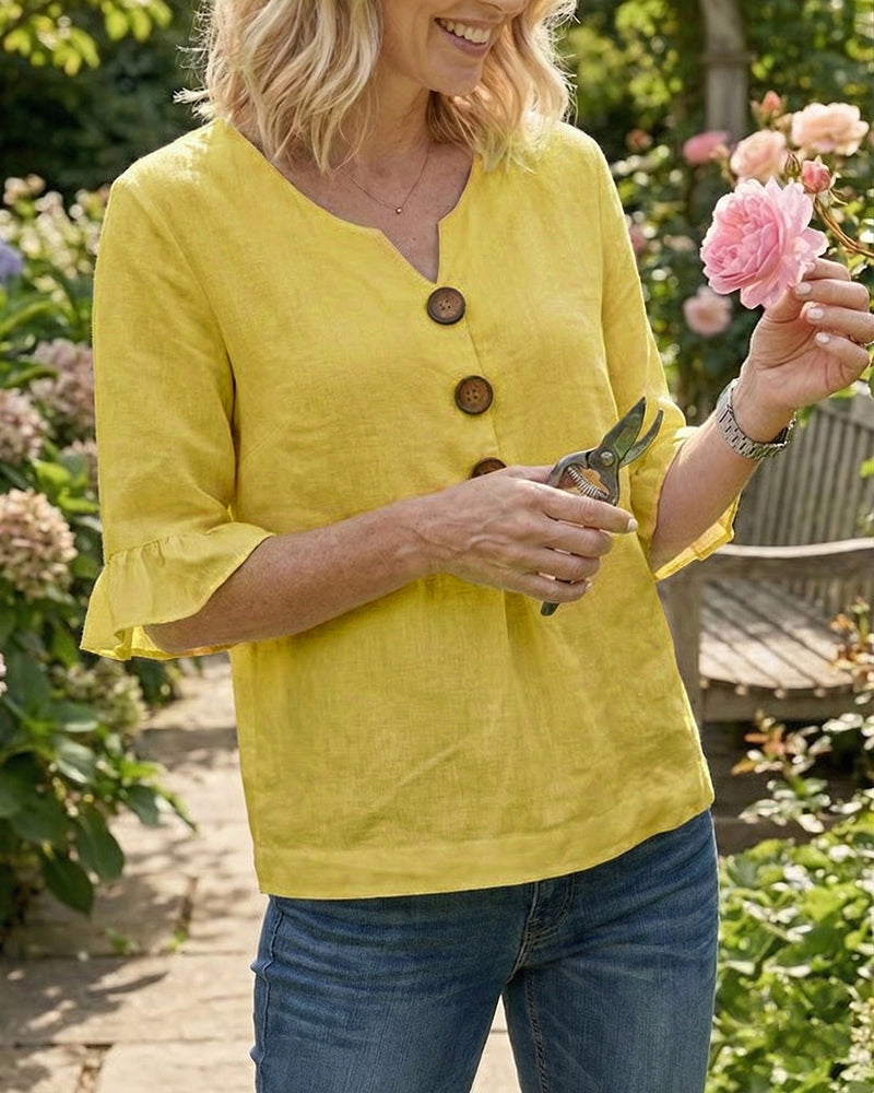Elara™ – Blusa Volante