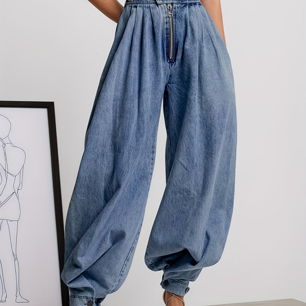 Iria™ – Denim Slouchy Casual
