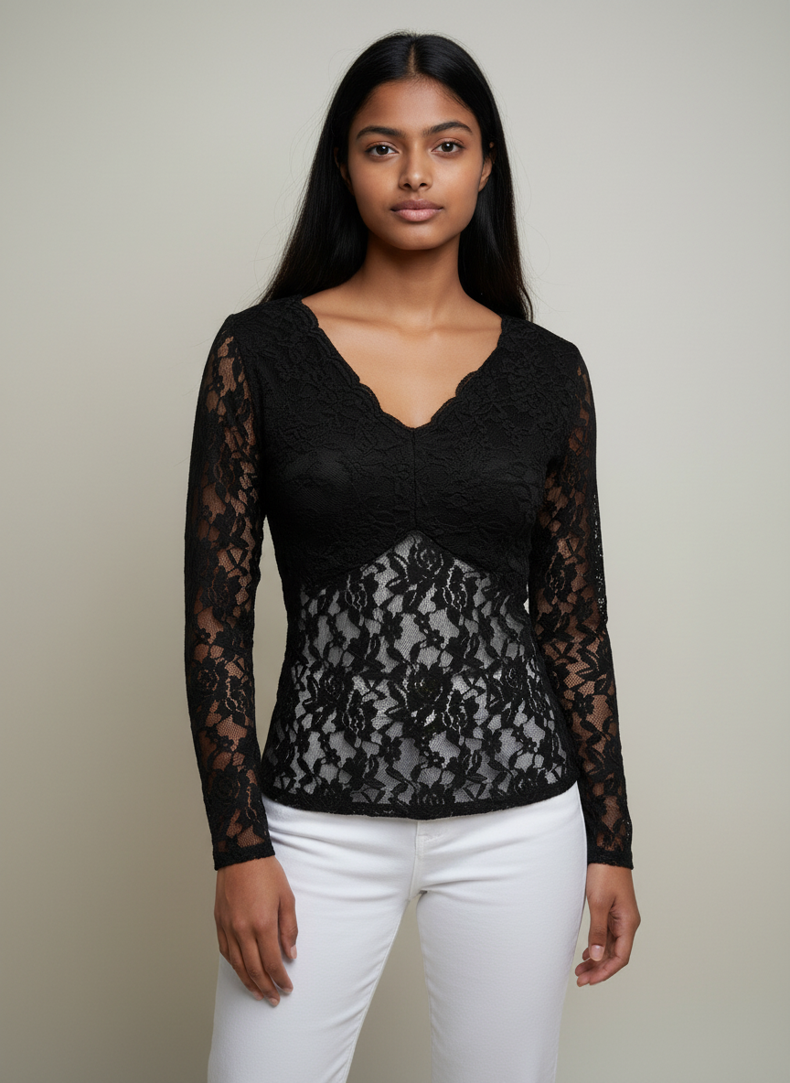 Lara™ – Top Transparencia Elegante