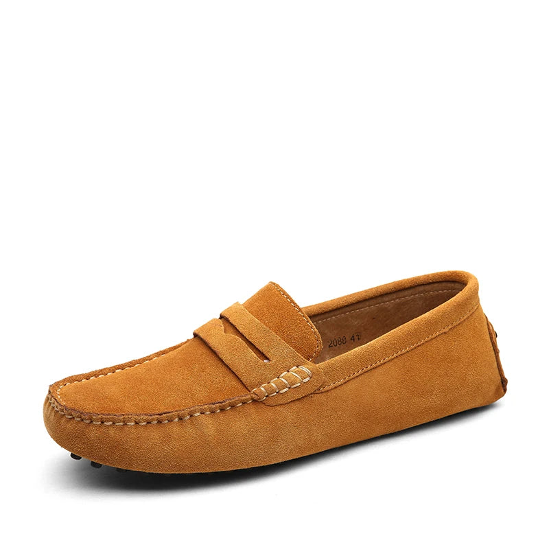 Mocasines informales de ante