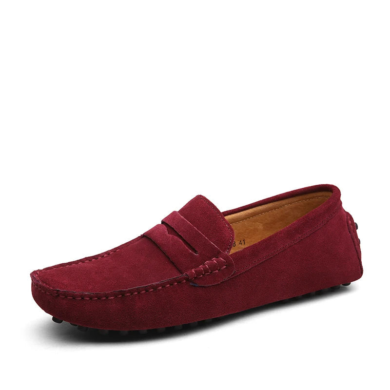 Mocasines informales de ante