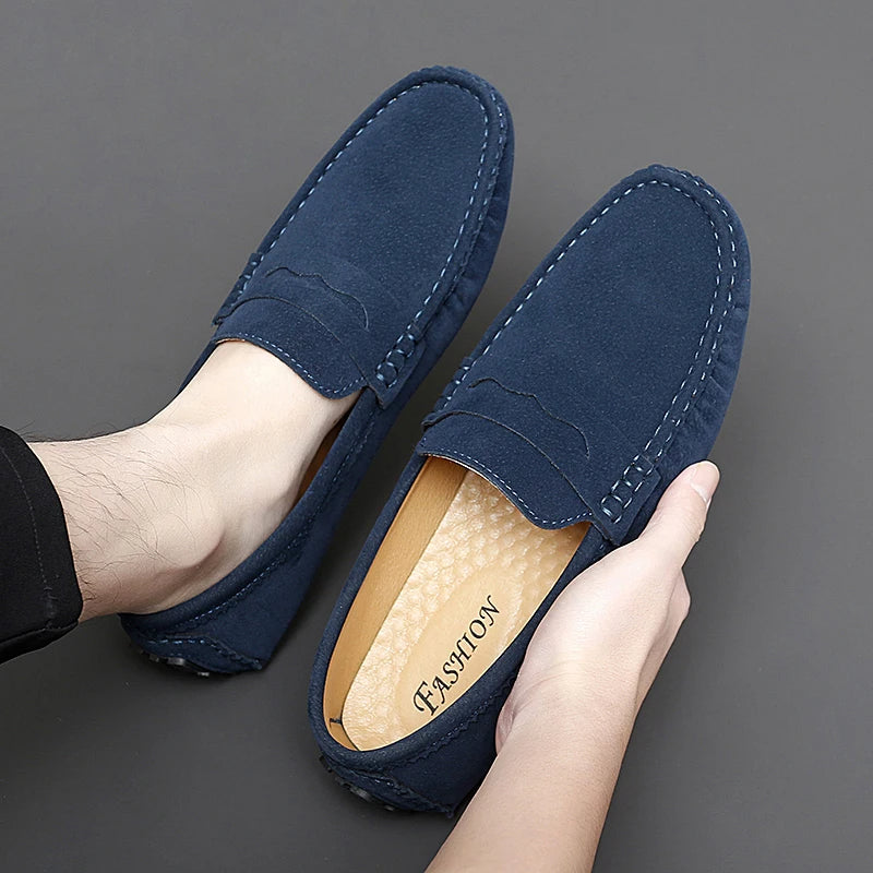 Mocasines tipo «boat» de ante